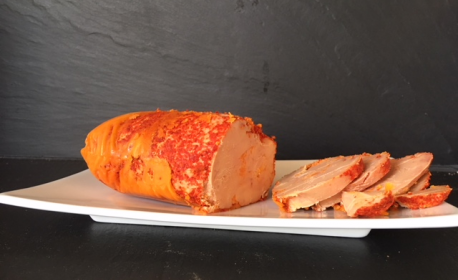 Foie Gras Mi-cuit au piment d'Espelette (+/- 200g)