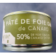 Pâté de foie gras de canard 50%