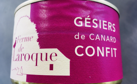 Gésiers de canard confits