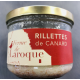 Rillettes 100% canard bocal