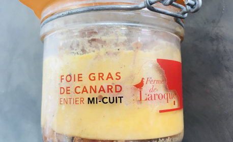 Foie gras de canard mi-cuit en bocal (130g, 180g et 300g)